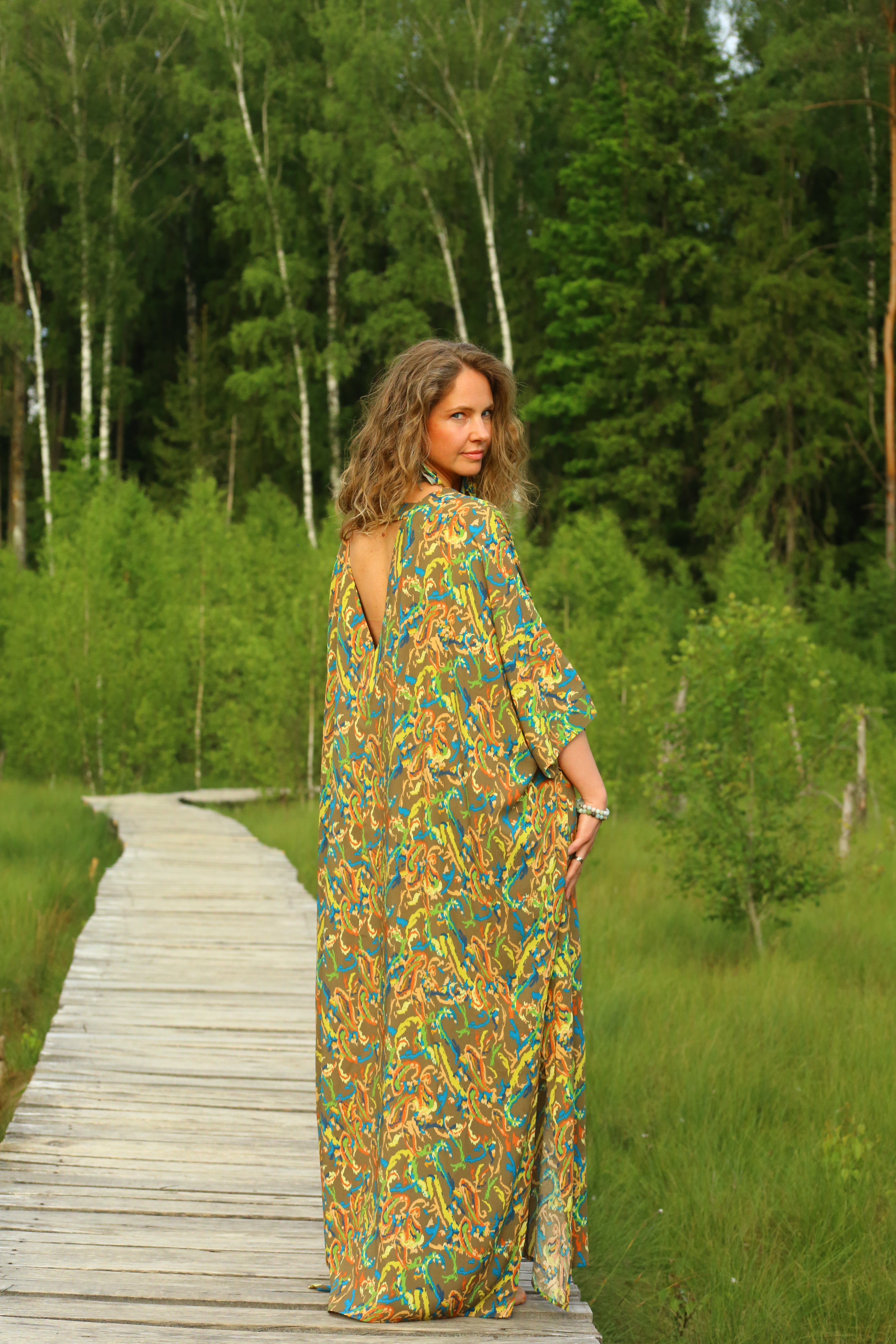 Leinenkleid REGINA – Stonewashed Leinen