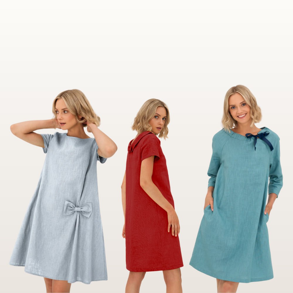 3 Bestsellers Linen Dresses