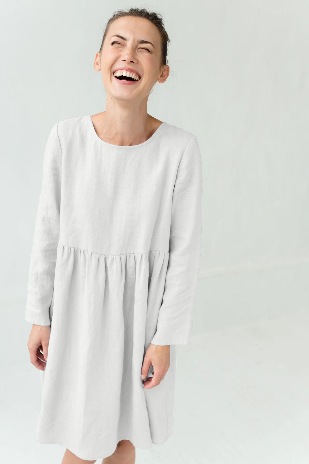 CANDY dress in white #Color_White