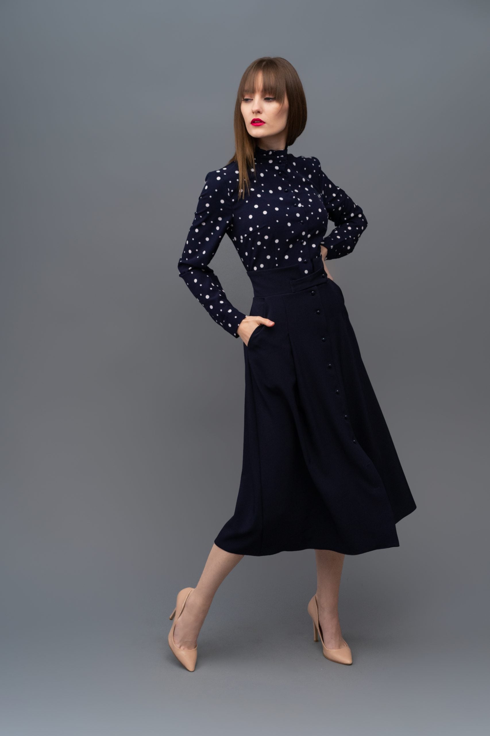 Dress DENISE – Shirt-Style Dress