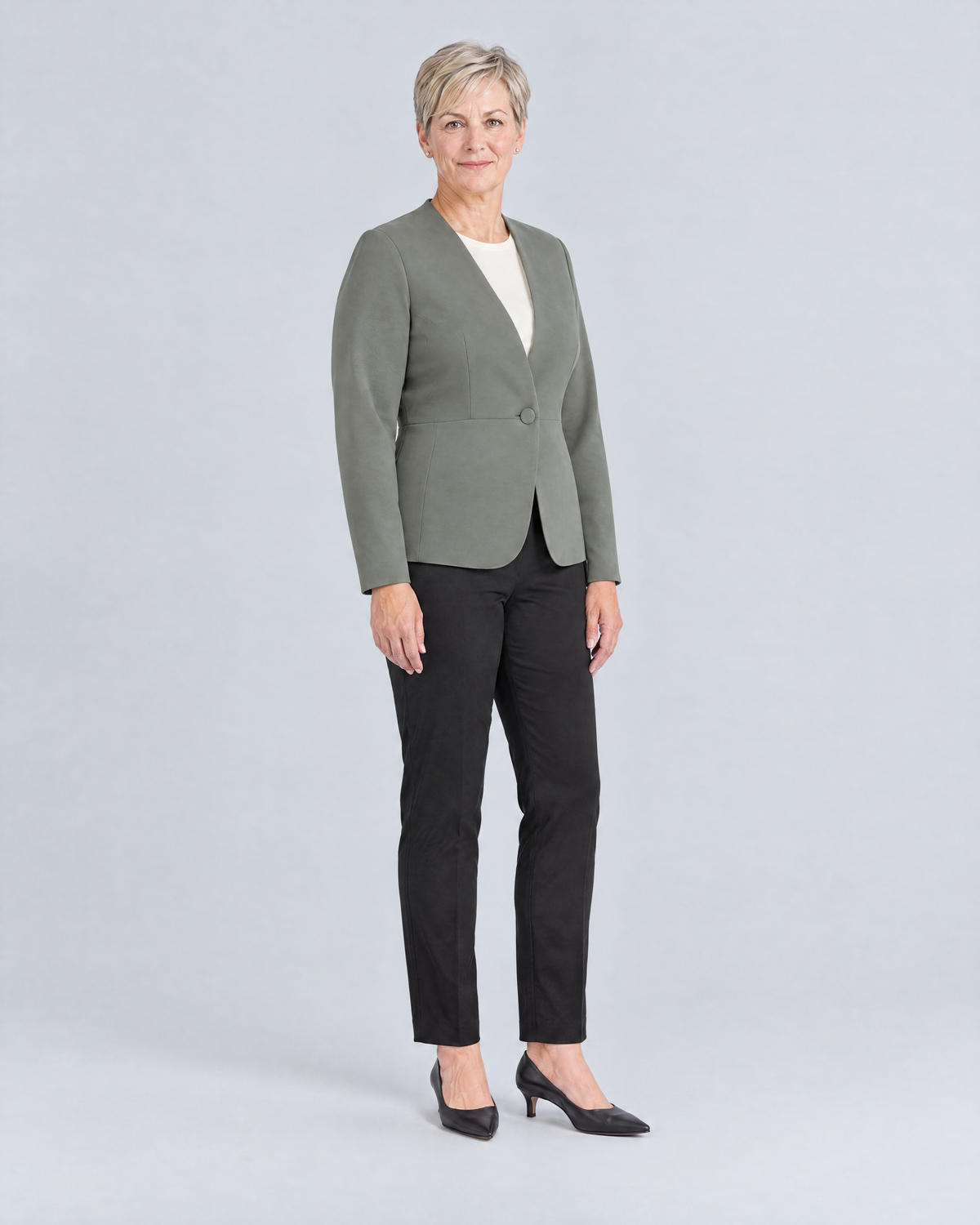 RIVA MOVE grey green jacket, Limited edition, three-quarter view