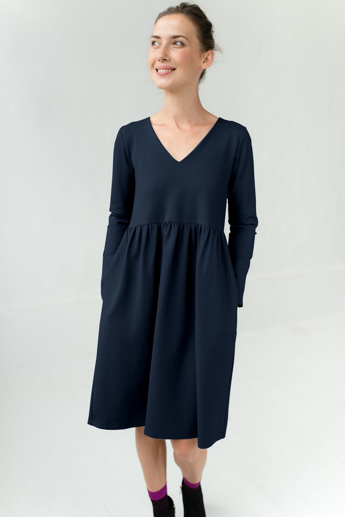 LeMuse SUNSHINE dress, Dark brown, L