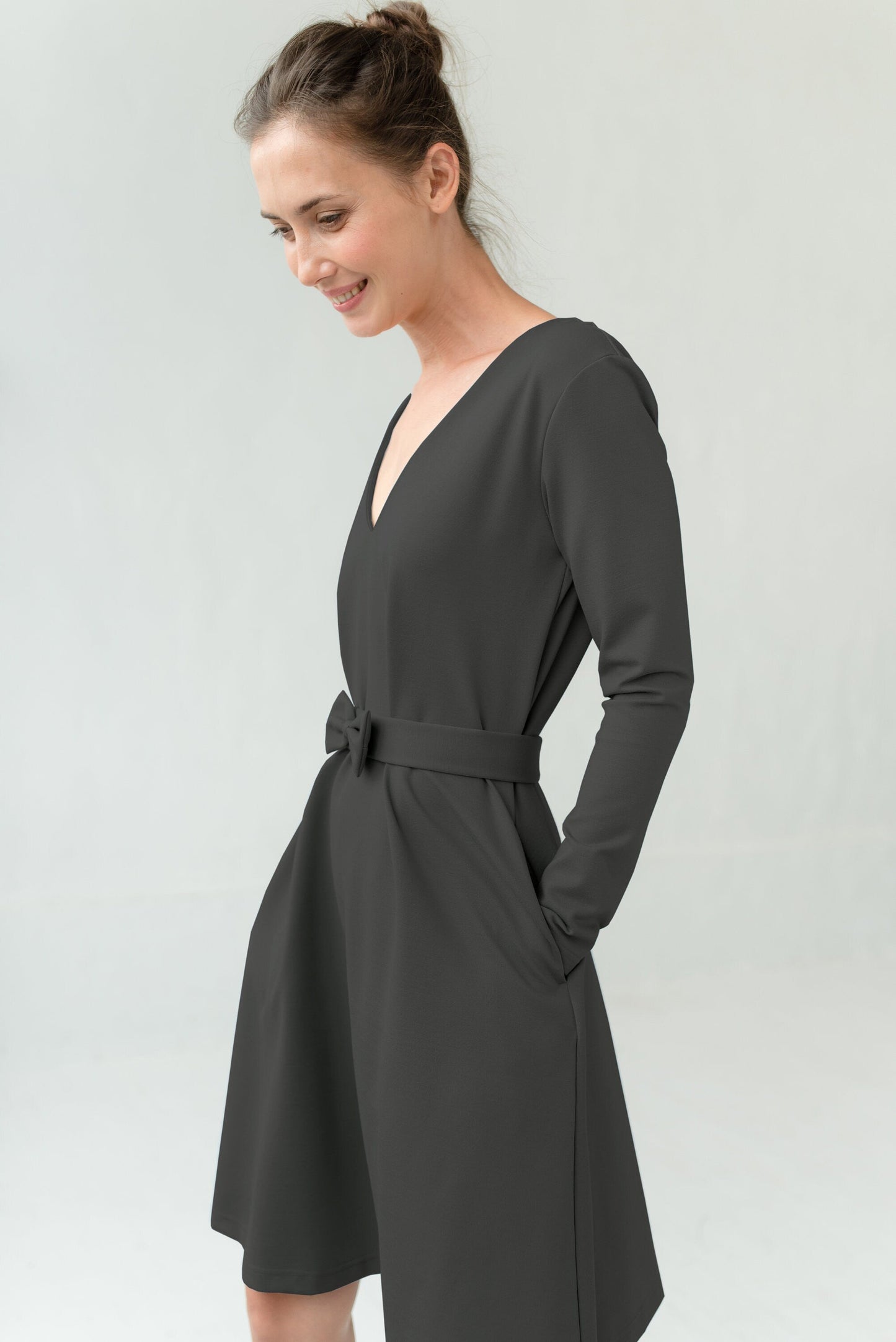 LeMuse JAZZ Kleid, Hellgrau, S
