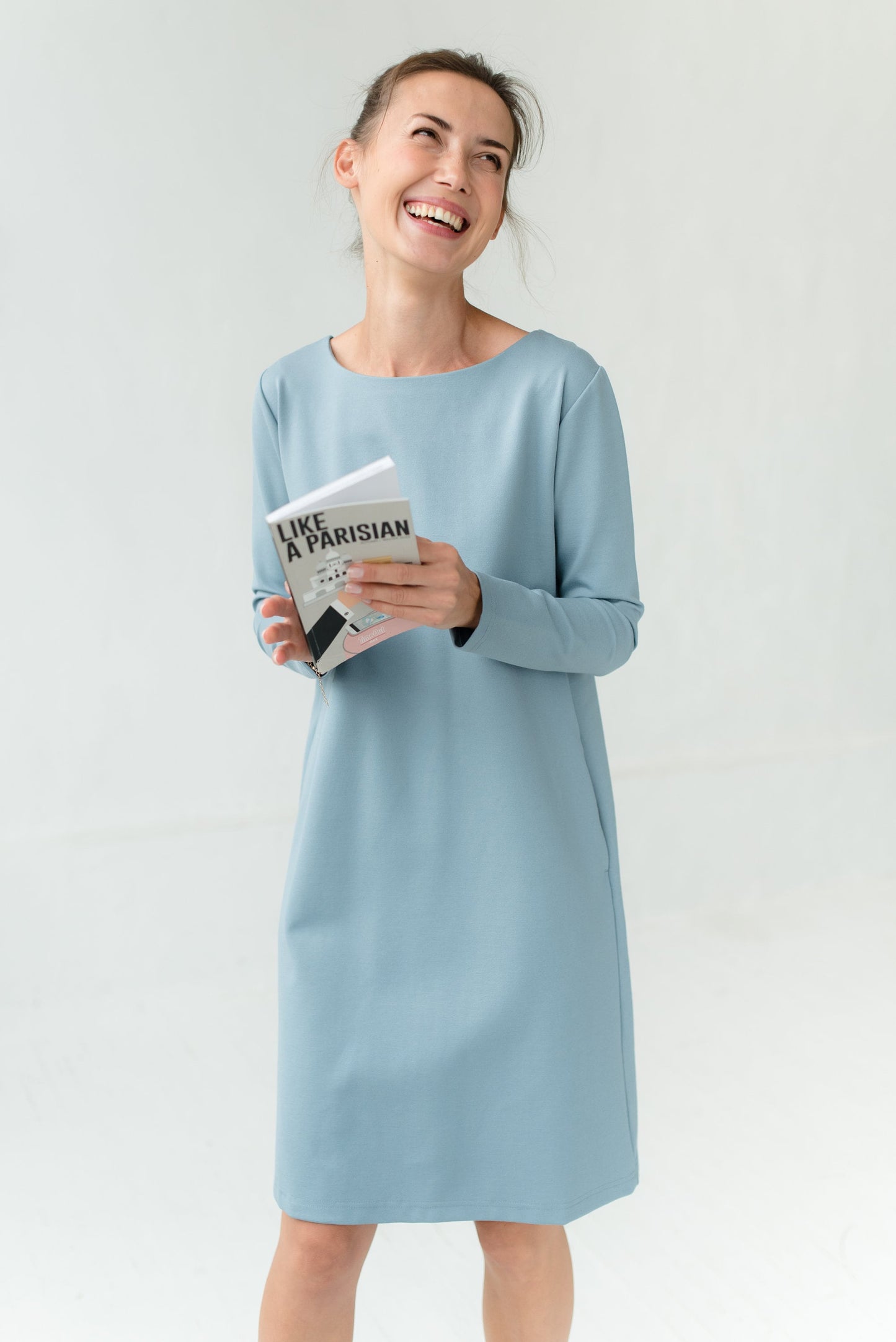 Robe LeMuse EMILY, Bleu ciel, XL