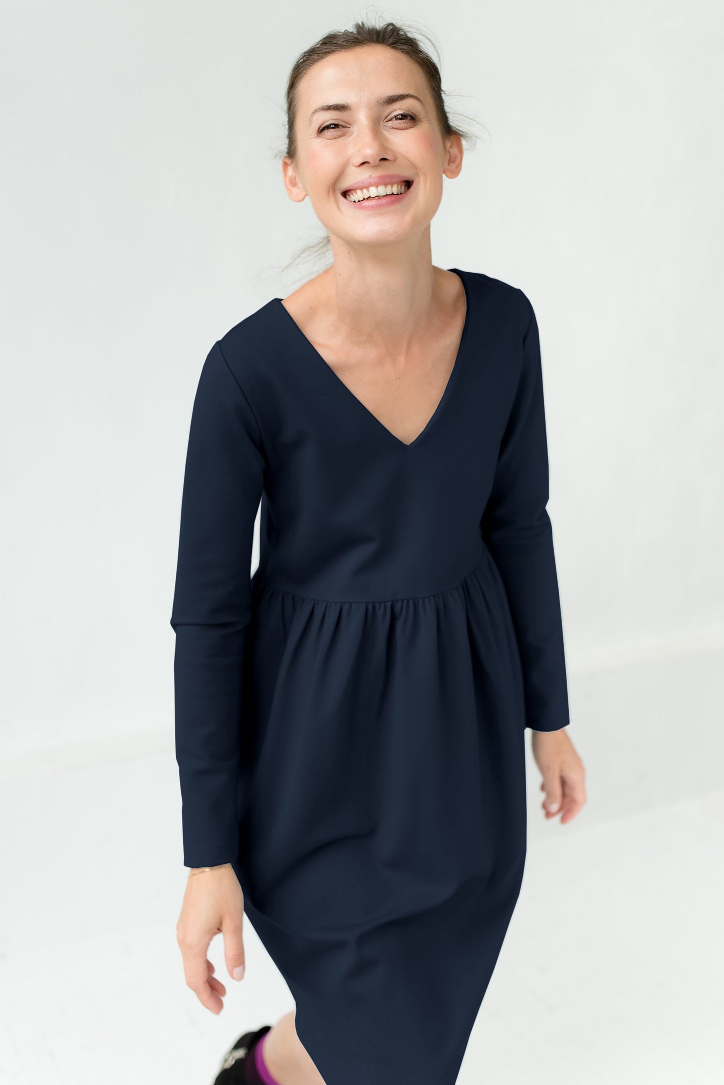 LeMuse SUNSHINE dress, Dark brown, L