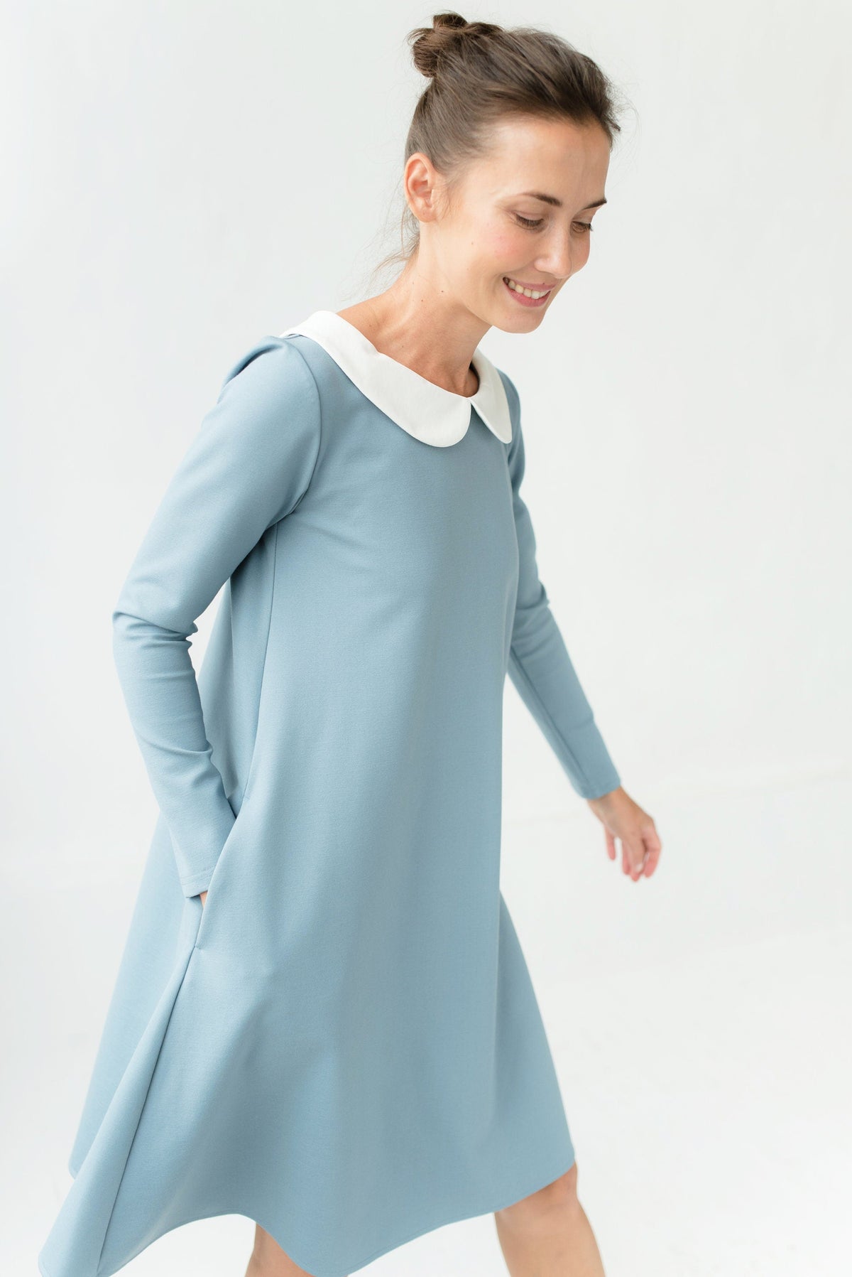 LOVER dress in sky blue #Color_Sky blue