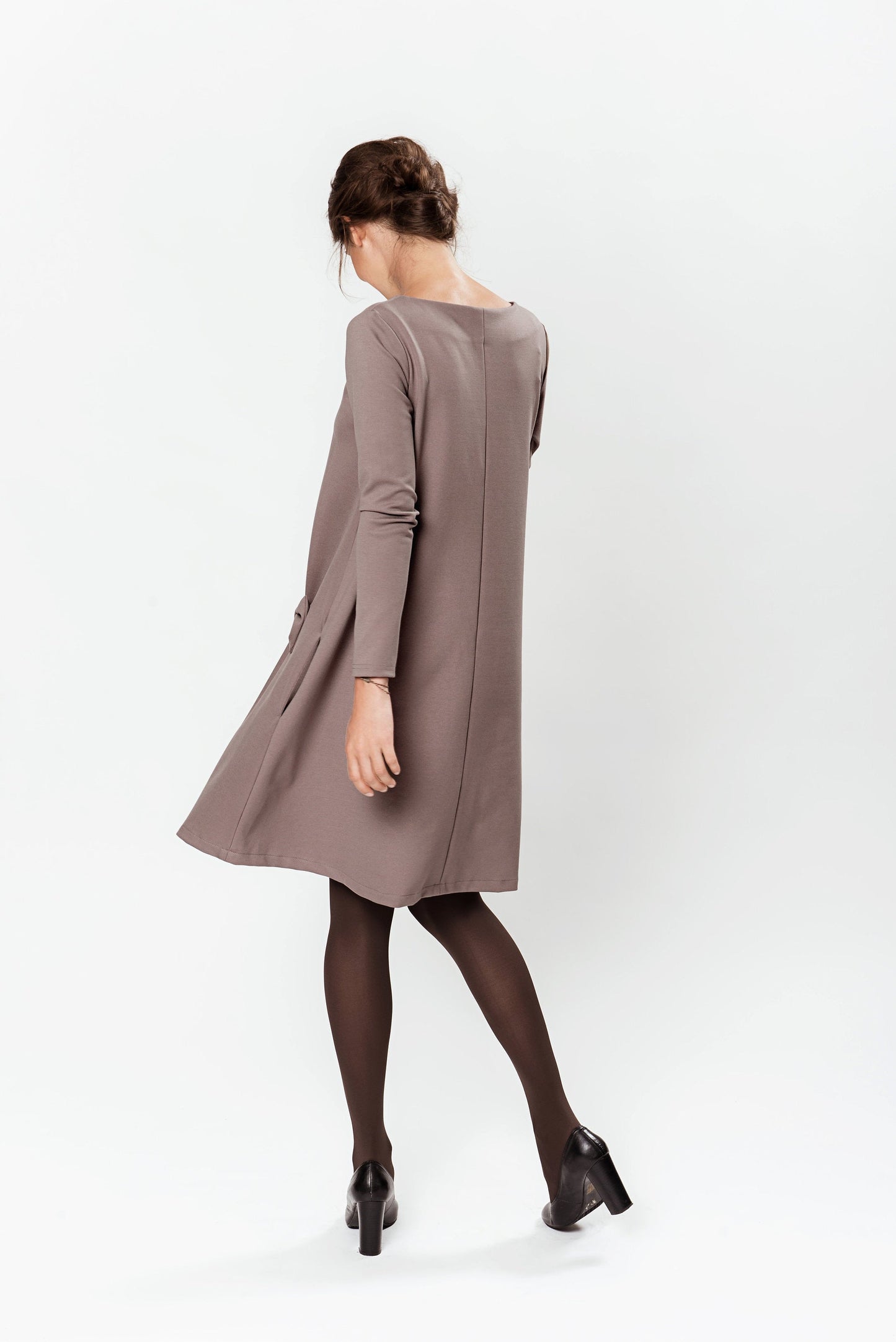 LeMuse KISS Kleid, Kakao, M