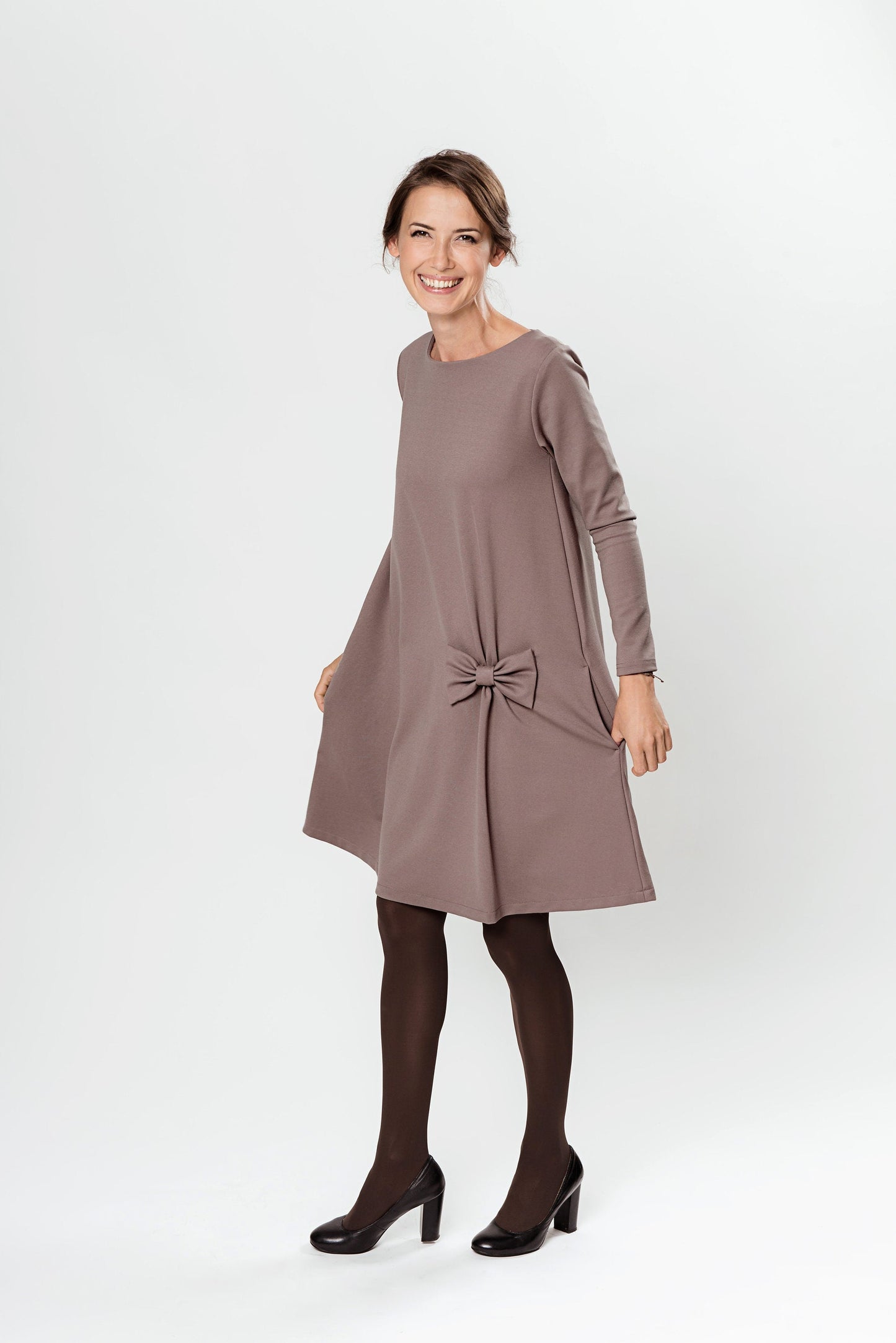 LeMuse KISS Kleid, Kakao, M