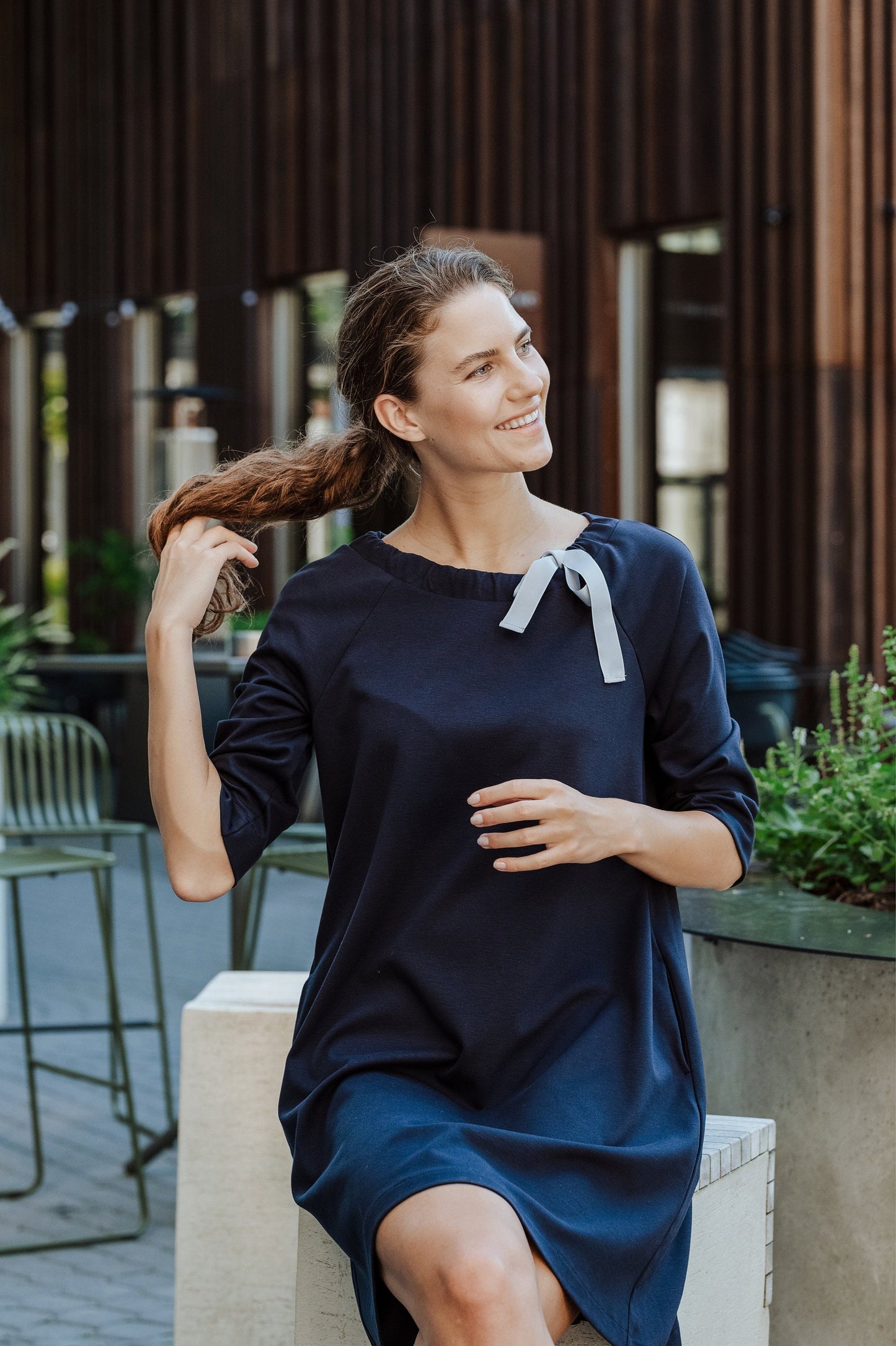 LeMuse Elegant prancūziška suknelė, juoda, M