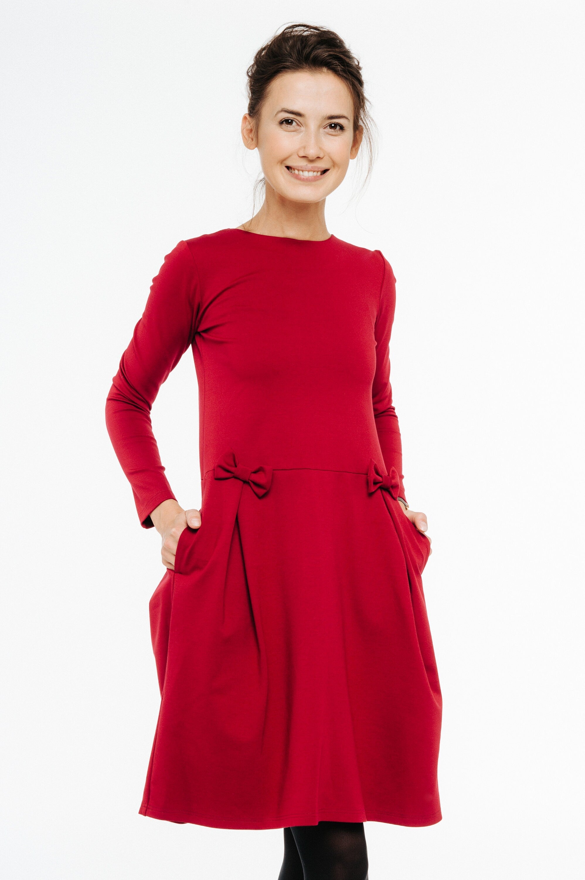 MADMUAZEL dress in red #Color_Red