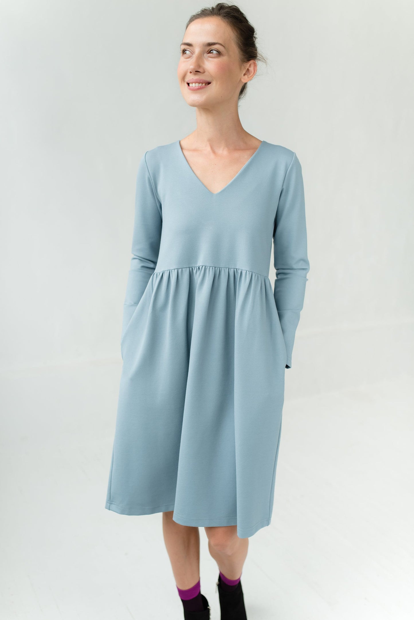 LeMuse SUNSHINE dress, Dark brown, L