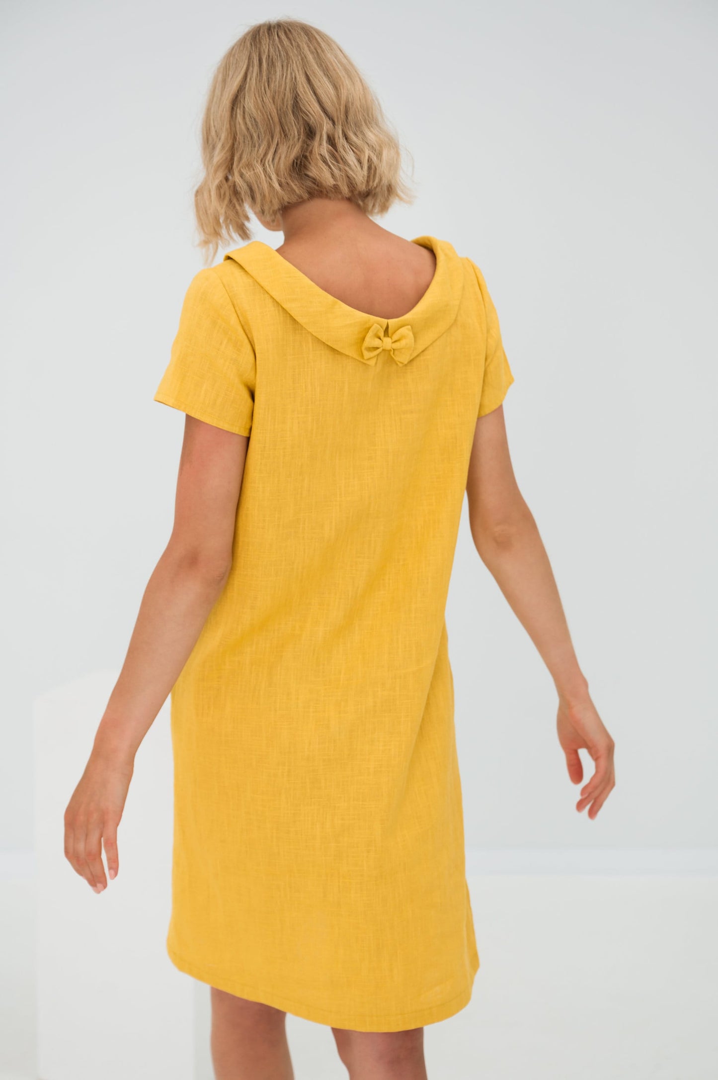 Linen Dress STORY - Yellow