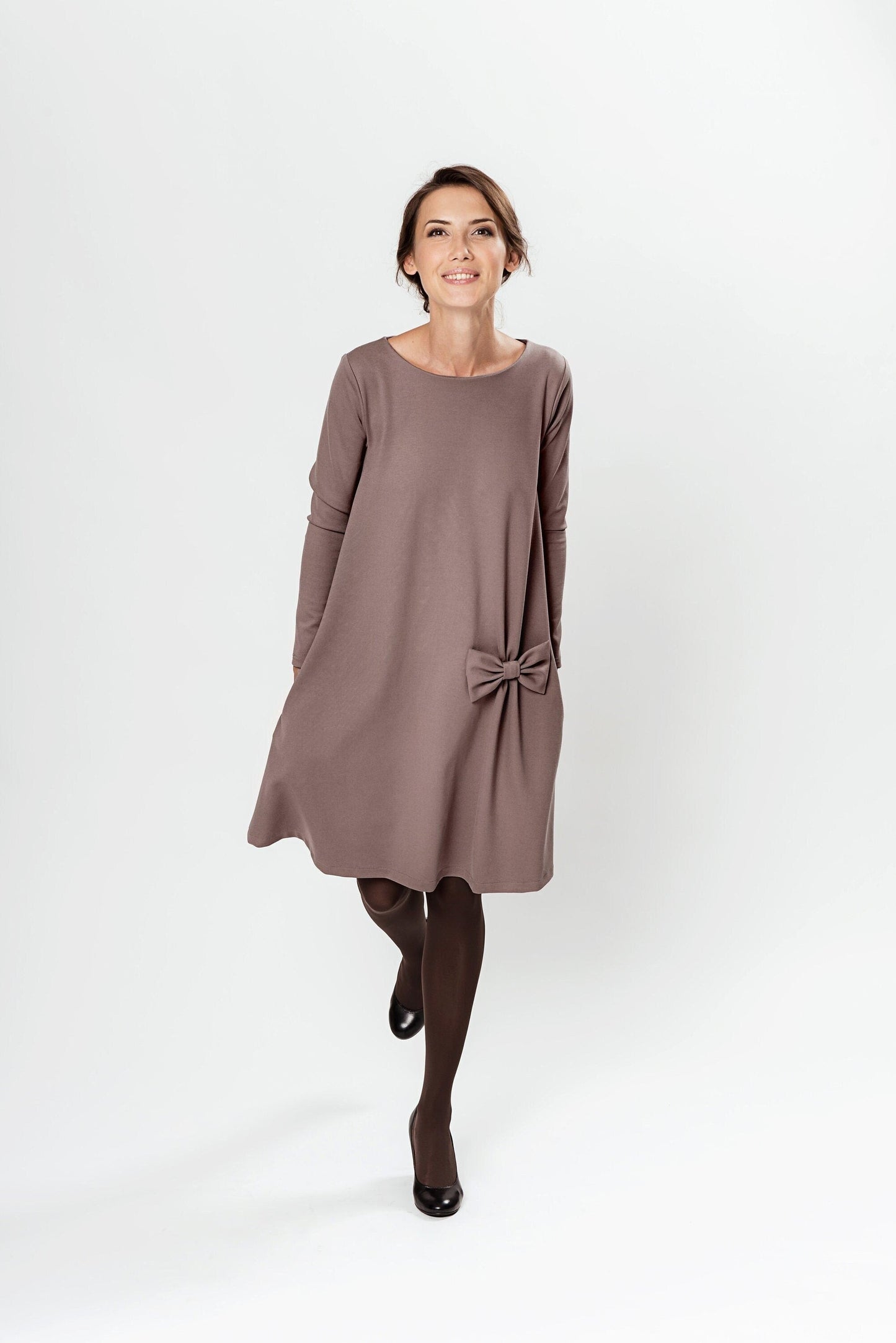 LeMuse KISS Kleid, Kakao, M