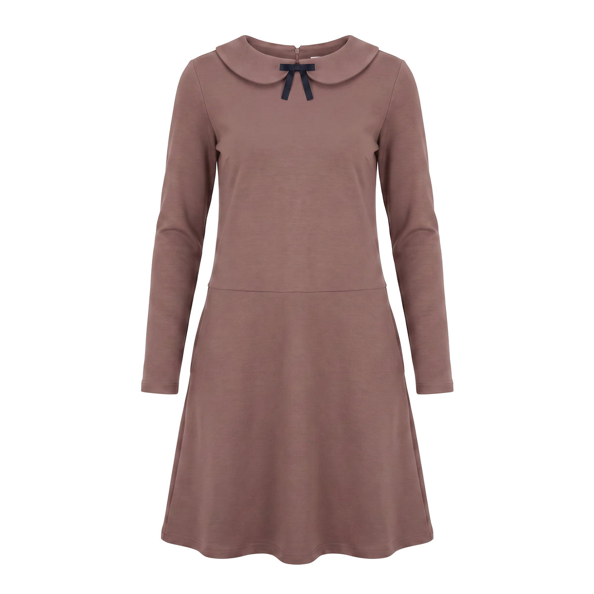 PARISIAN — Italian Punto Milano Knit Collar Dress