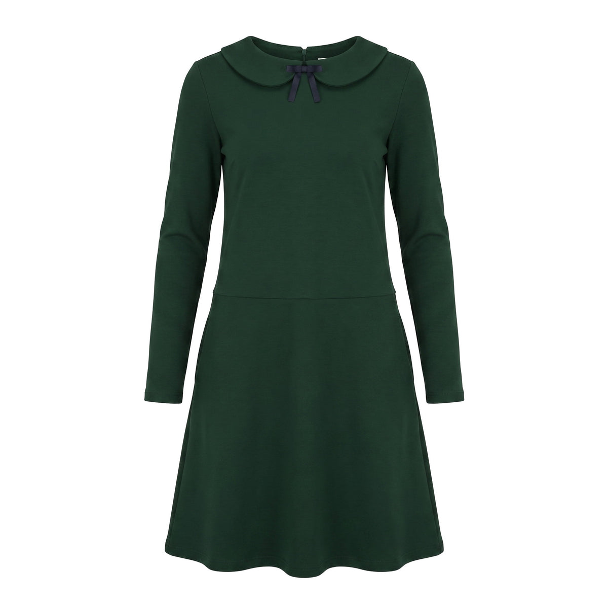 PARISIAN — Italian Punto Milano Knit Collar Dress
