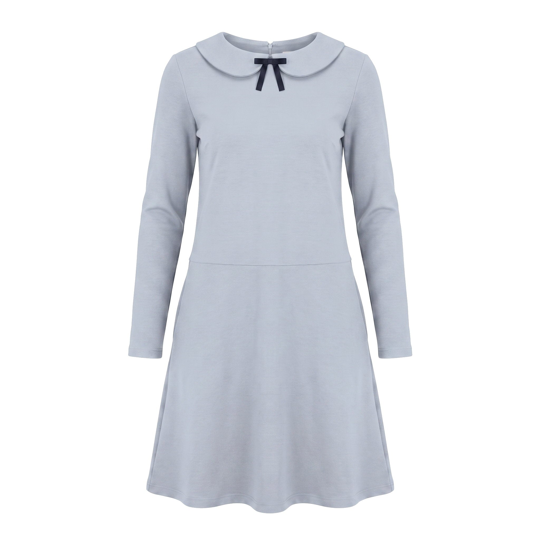 PARISIAN — Italian Punto Milano Knit Collar Dress
