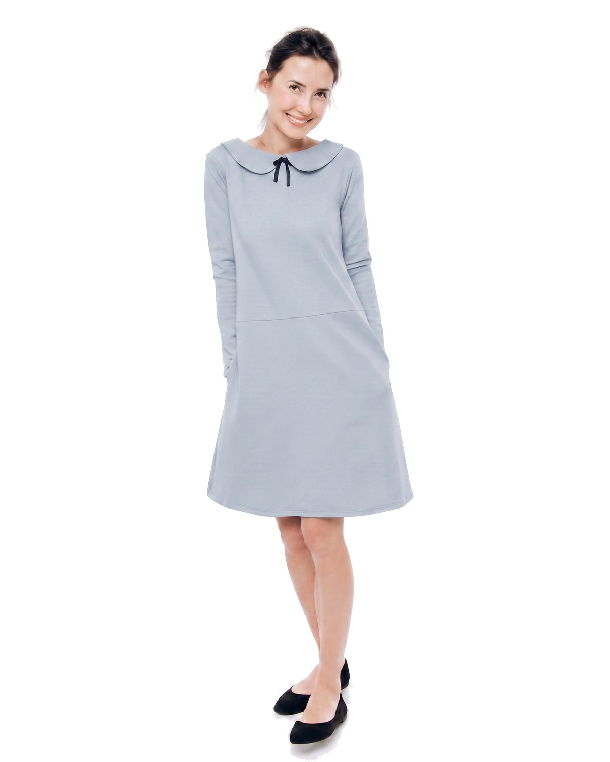 PARISIAN – Light gray suknelė, priekinis vaizdas #Color_Light gray