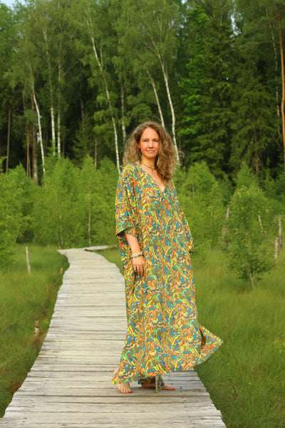 eugen printed long dress Buy Lattice Print Eugene Printed Trench Dress With Contrast Detailing by Designer TWINKLE HANSPAL Dresses Multi Color Chanderi Contemporary Wear