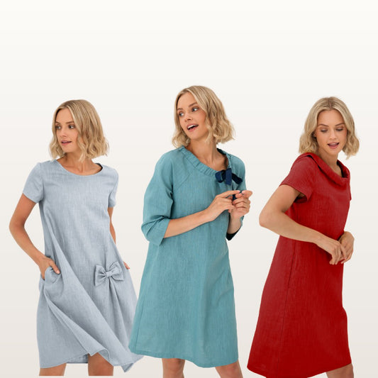 3 Bestsellers Linen Dresses
