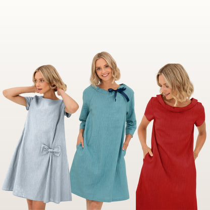 3 Bestsellers Linen Dresses