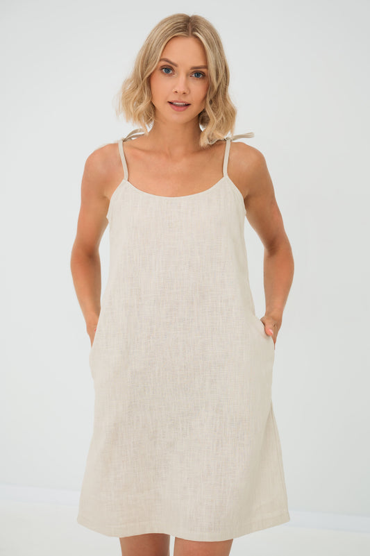 Linen Dress COAST - Beige