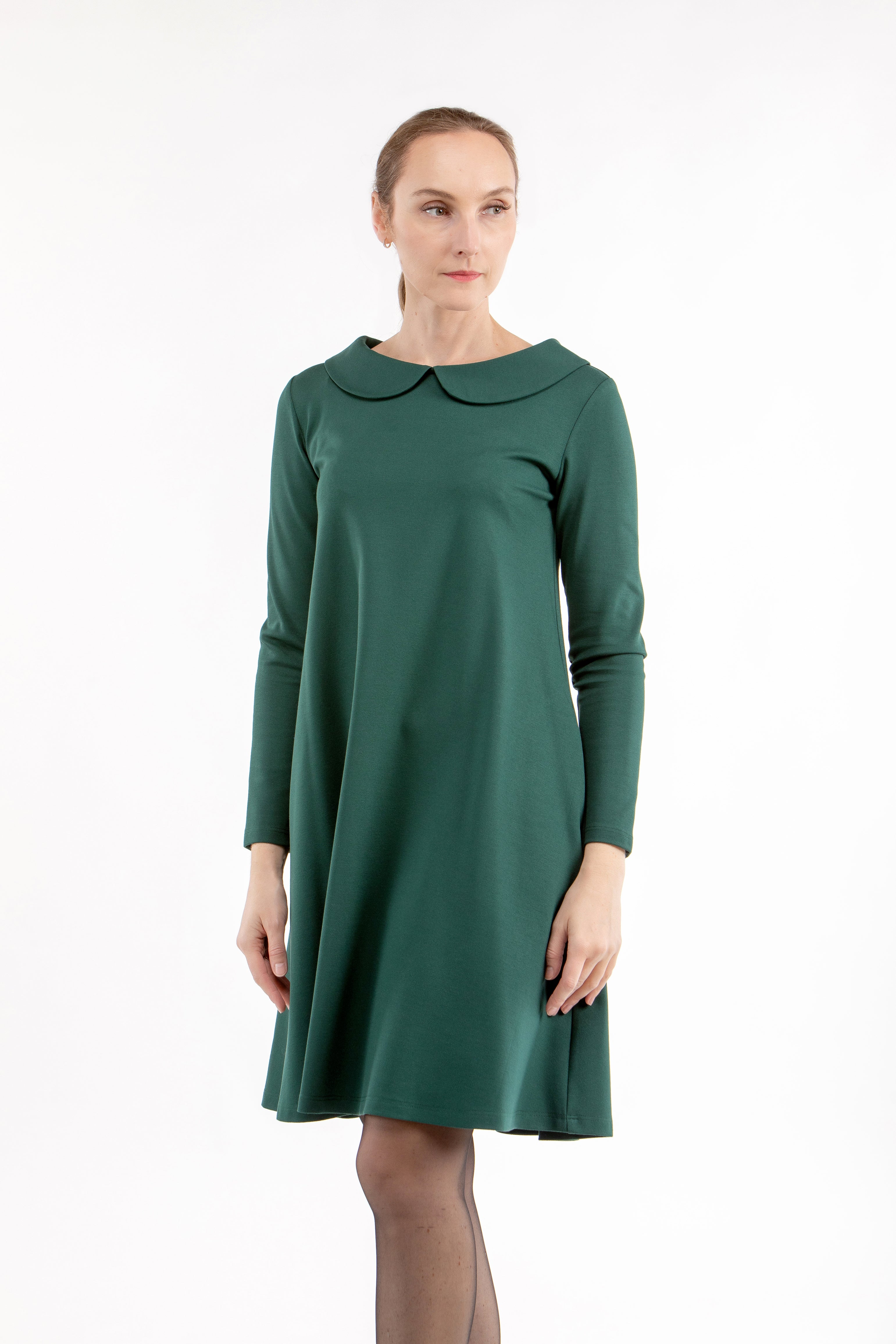 Italian Punto dress ODESSA, green, S