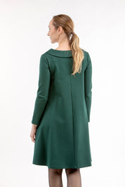 Italian Punto dress ODESSA, green, S