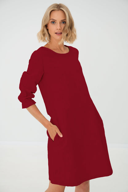 Linen dress EMMA - Red