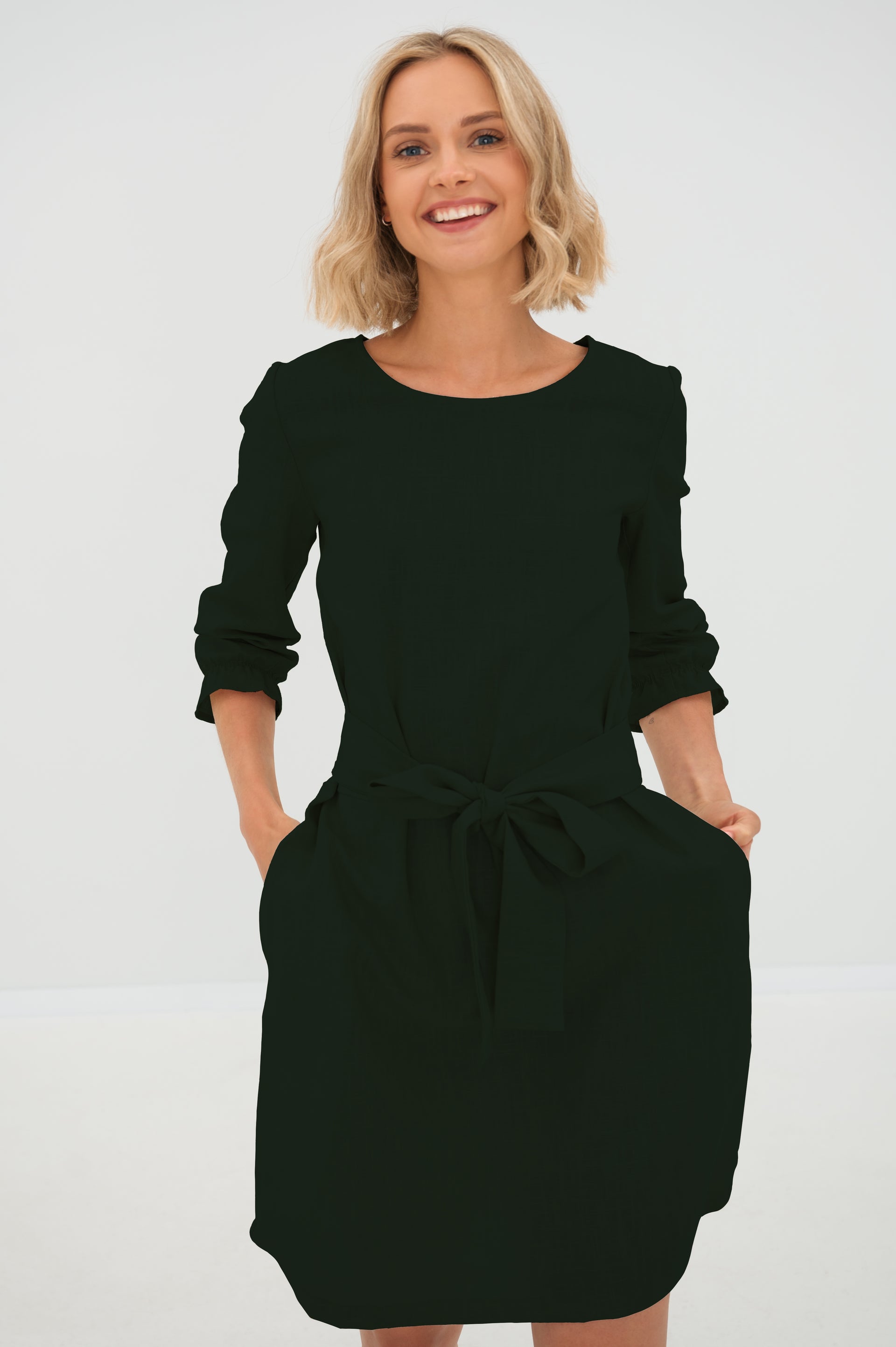 Linen dress EMMA Stonewashed Linen with Pockets Linen dress EMMA Stonewashed Linen with Pockets