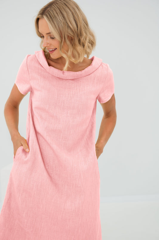 Linen Dress STORY - Rose