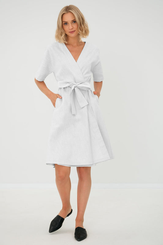 Linen dress CHLOE- White