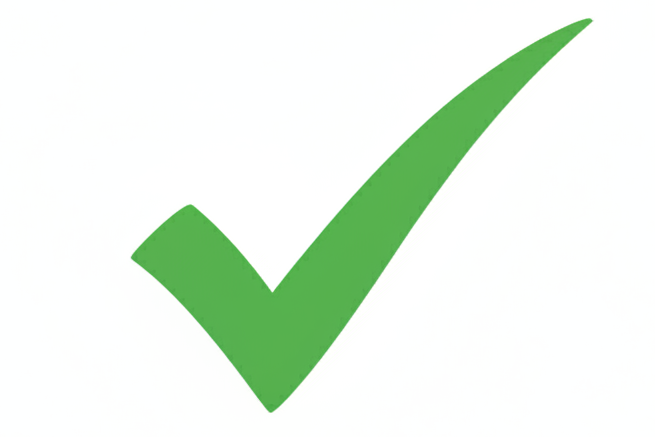 Check mark green