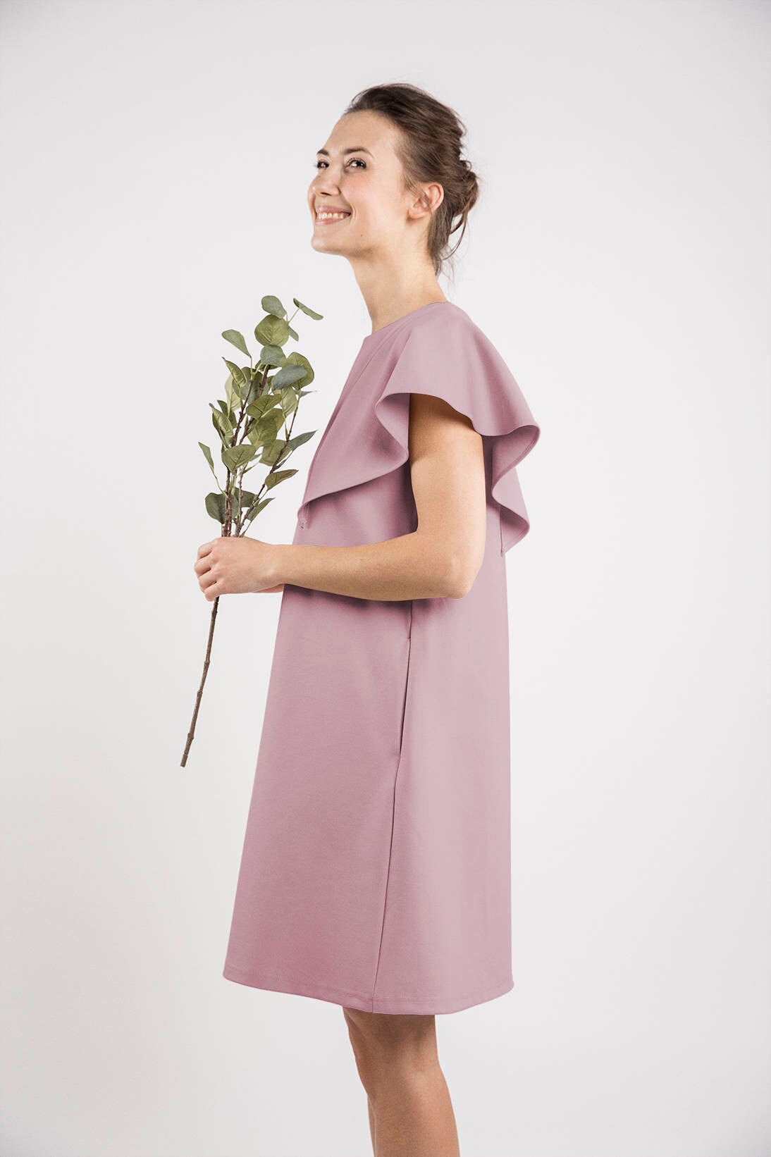 LeMuse SUMMER WING dress, Red, XS