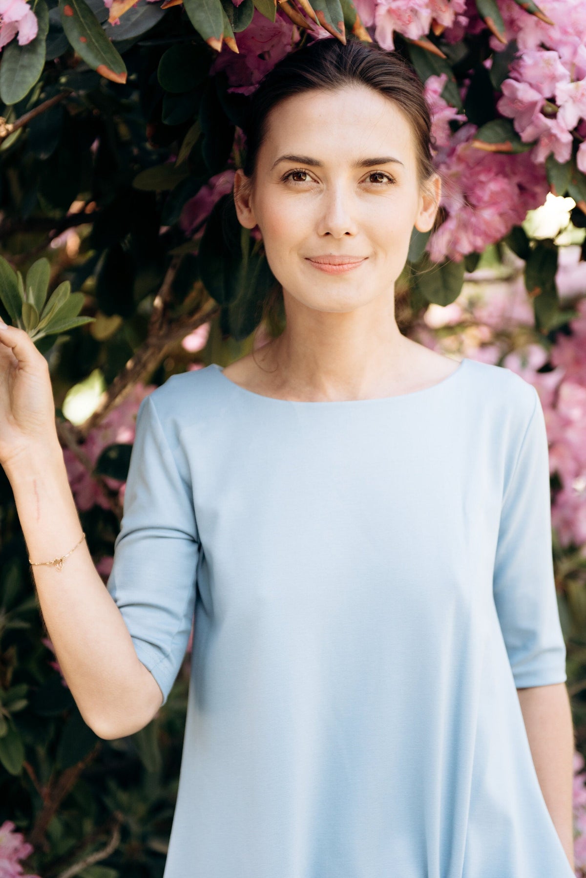 KISS dress in sky blue #Color_Sky blue