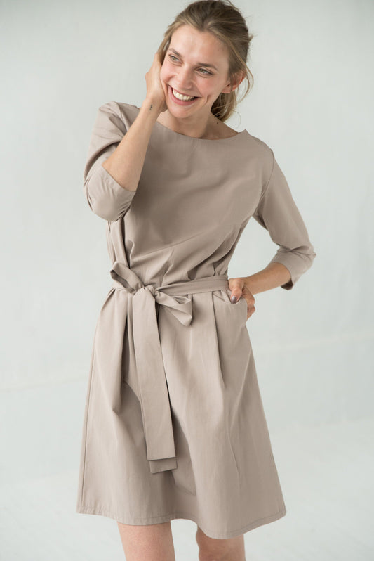 LeMuse SAND&DUNES OLIVE Kleid, Beige, M
