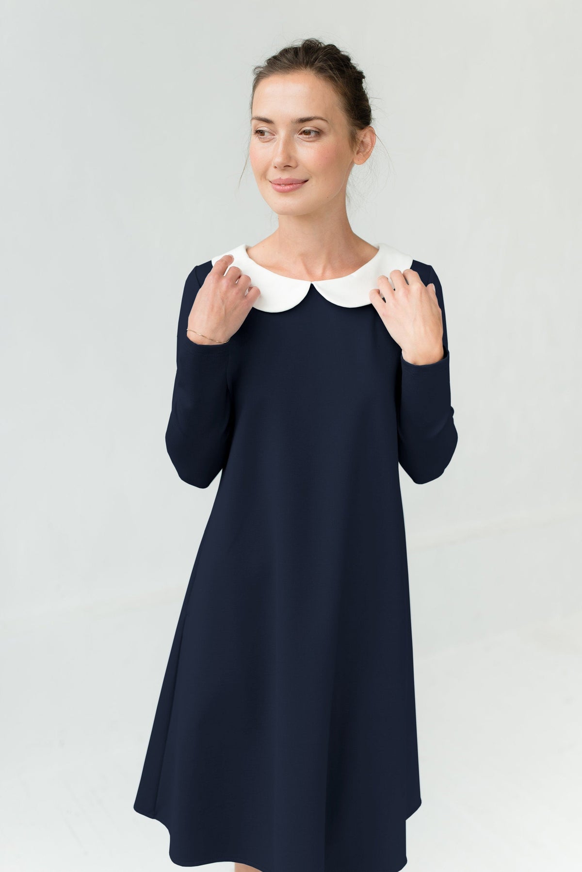 LOVER dress in deep blue #Color_Deep blue