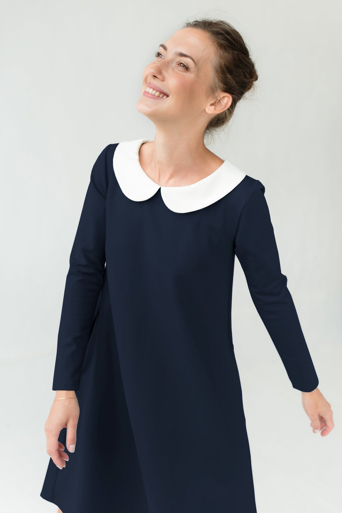 LOVER dress in deep blue #Color_Deep blue