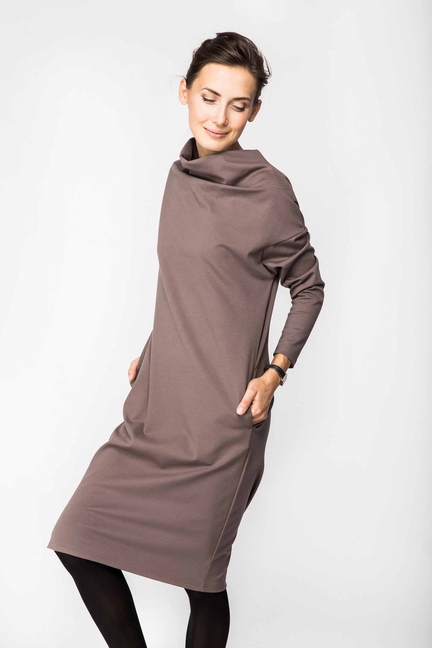 LeMuse TUBE-Kleid, Kakao, XL
