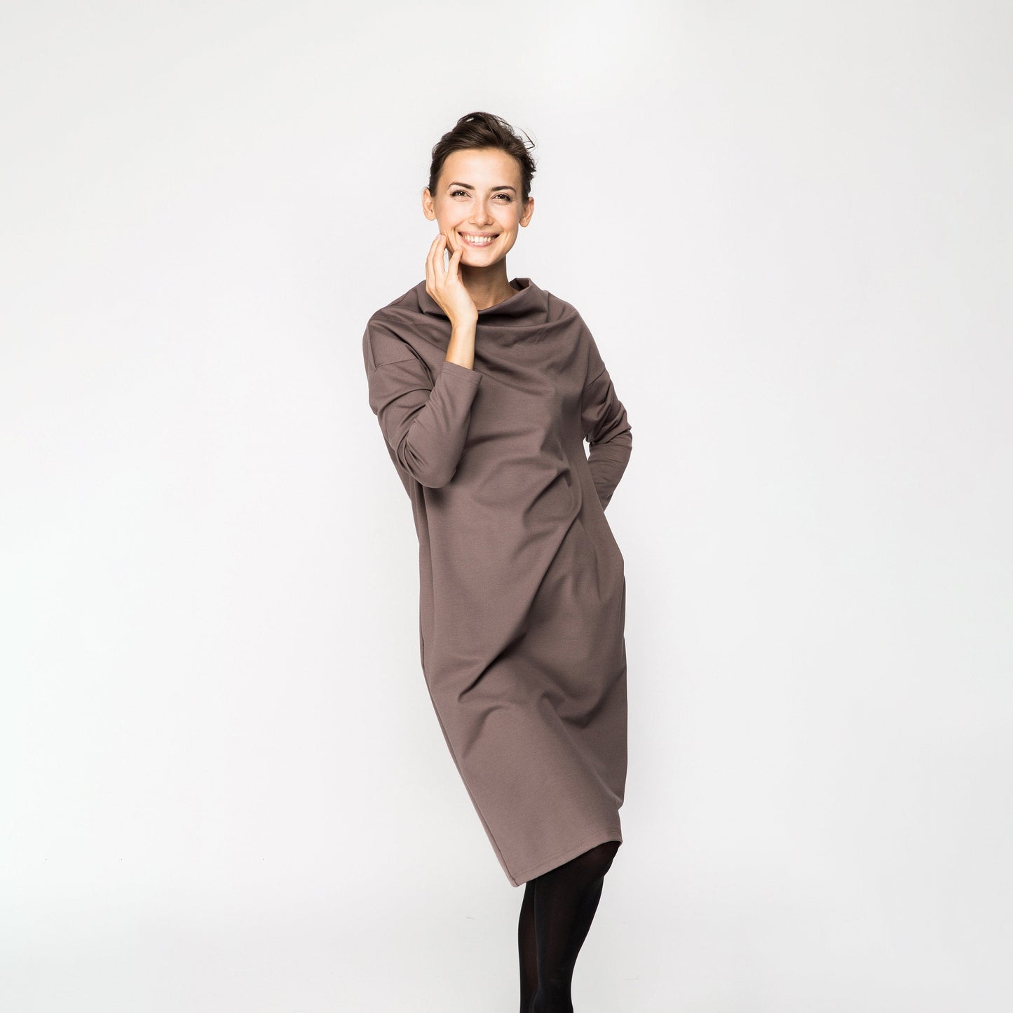 LeMuse TUBE-Kleid, Kakao, XL