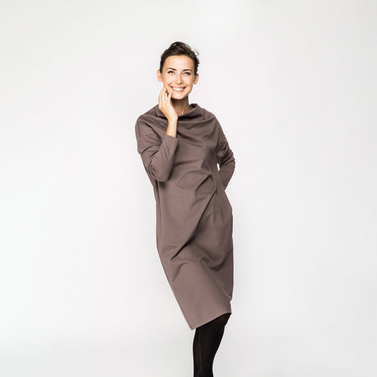 LeMuse TUBE-Kleid, Kakao, XL