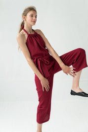 LeMuse jumpsuit i hør MAY, lyseblå, S