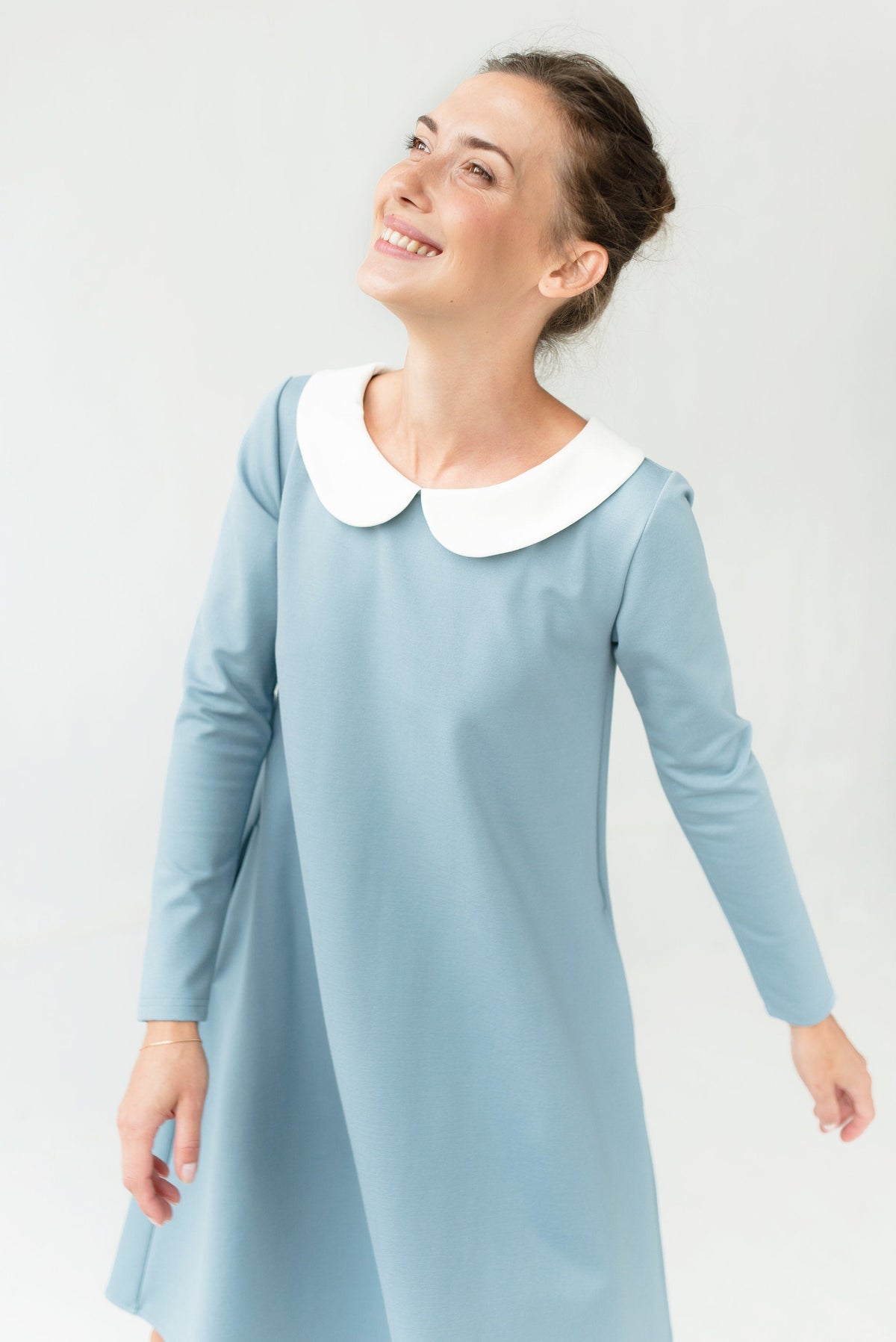 LOVER dress in sky blue #Color_Sky blue