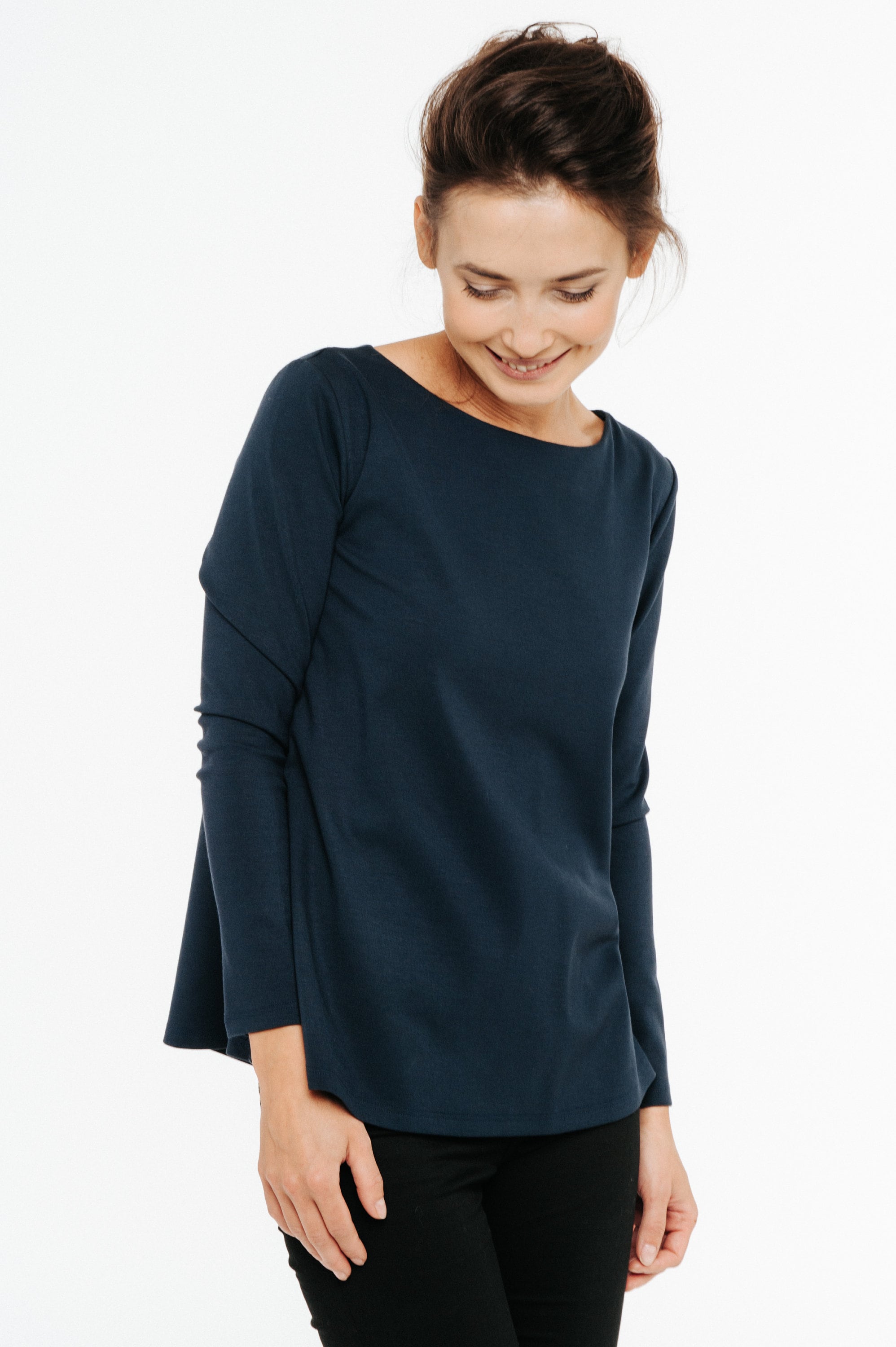 LeMuse CALMNESS blouse, Deep blue, L