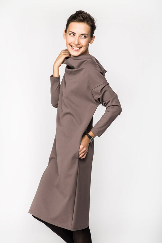 LeMuse TUBE-Kleid, Kakao, XL