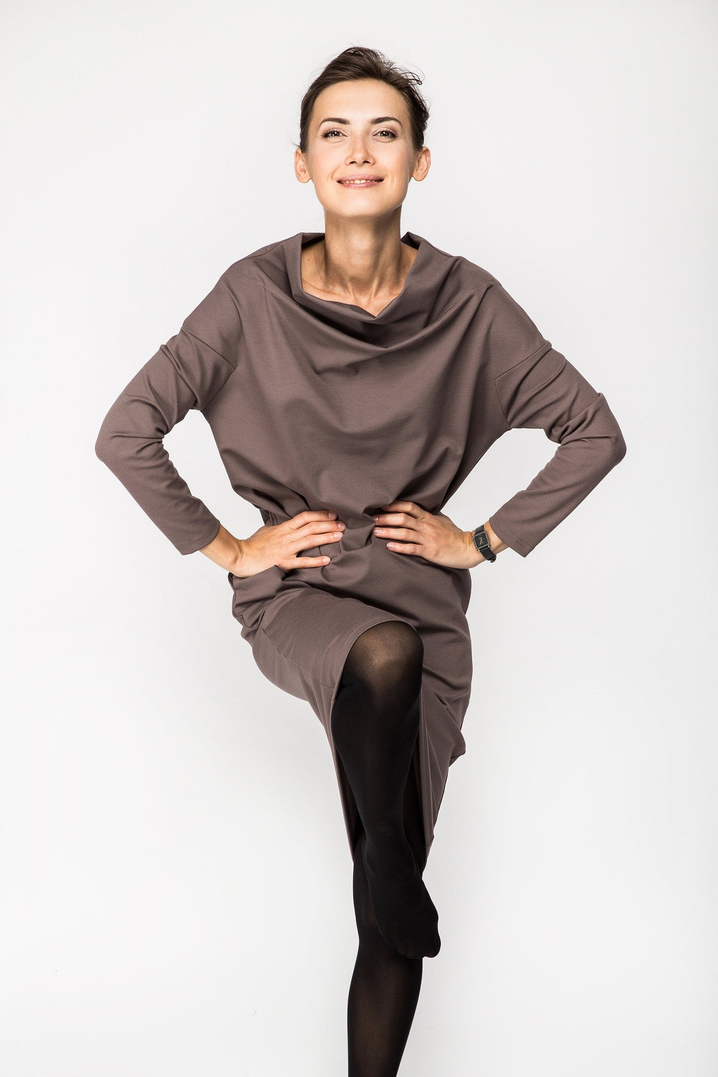 LeMuse TUBE-Kleid, Kakao, XL