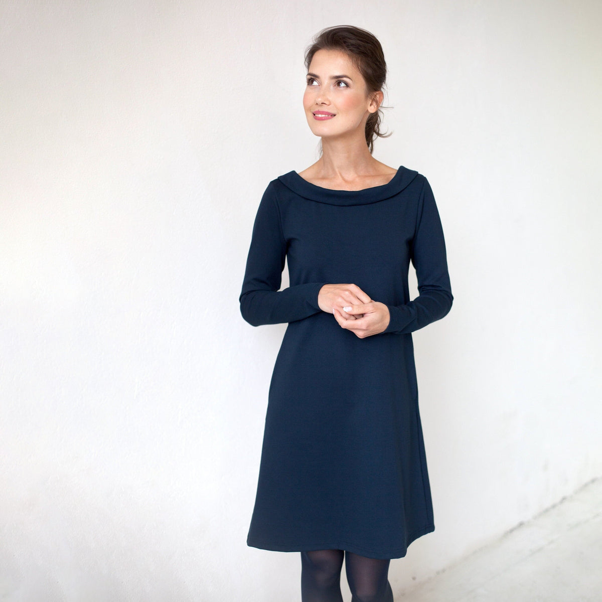 STORY dress in light blue #Color_Light blue