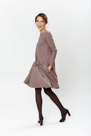 LeMuse KISS Kleid, Hellgrau, XL