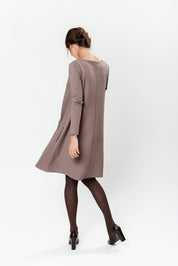 LeMuse KISS Kleid, Kakao, XS