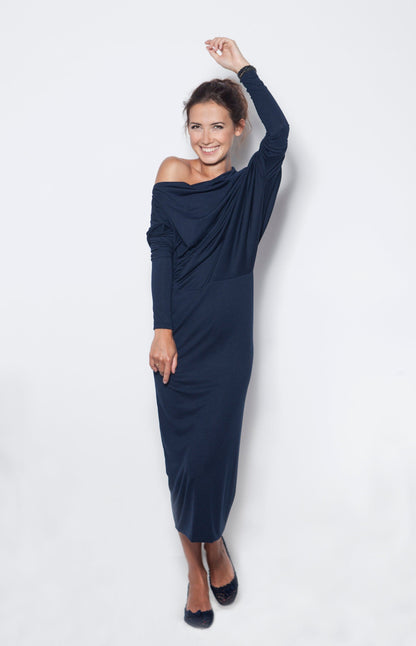 LeMuse EVENING maxi dress, Deep blue, XS