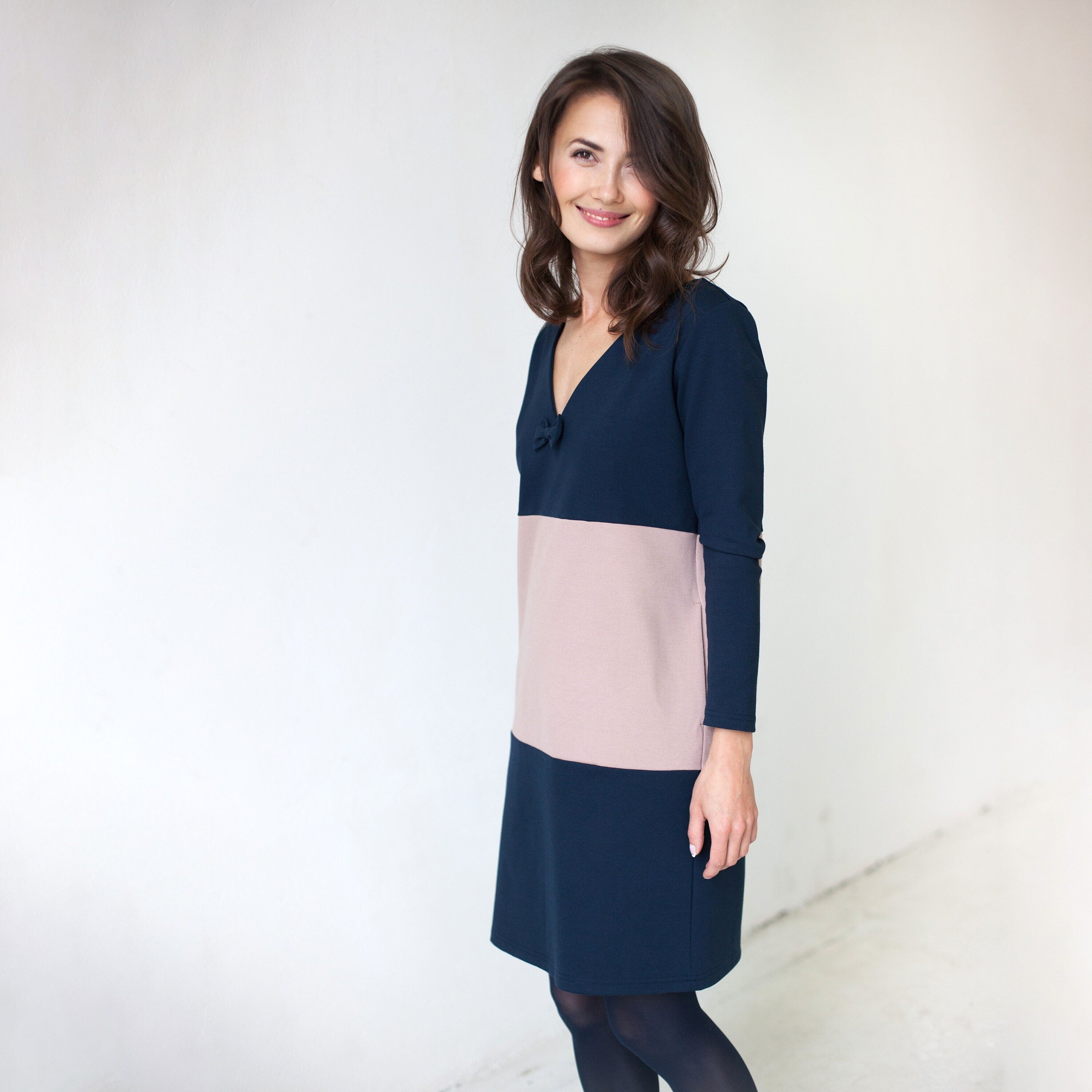 LeMuse gestreiftes STRIPE-Kleid, S